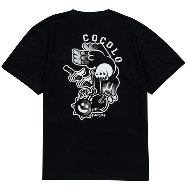 SKULL WING BONG S/S(BLACK) - COCOLOBLAND WEB STORE