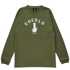 画像1: ORIGINAL BONG L/S TEE（OLIVE) (1)