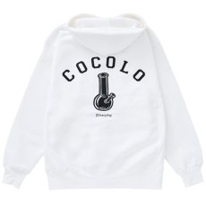 画像1: BACK BONG ZIP HODDIE(WHITE） (1)