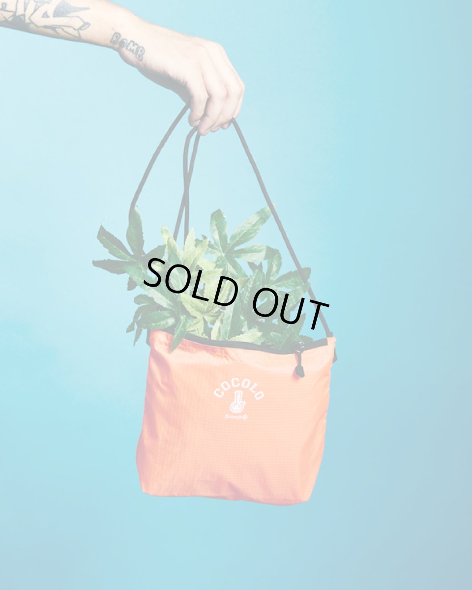 画像1: NYLON BONG SACOCHE(ORANGE) (1)