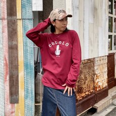 画像4: ORIGINAL BONG L/S TEE(BURGUNDY) (4)