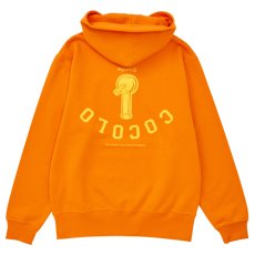 画像1: UPSIDE DOWN BONG HOODIE(ORANGE) (1)