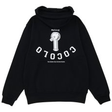 画像1: UPSIDE DOWN BONG HOODIE(BLACK) (1)