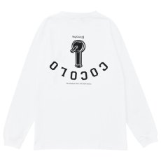 画像1: UPSIDE DOWN BONG L/S(WHITE) (1)