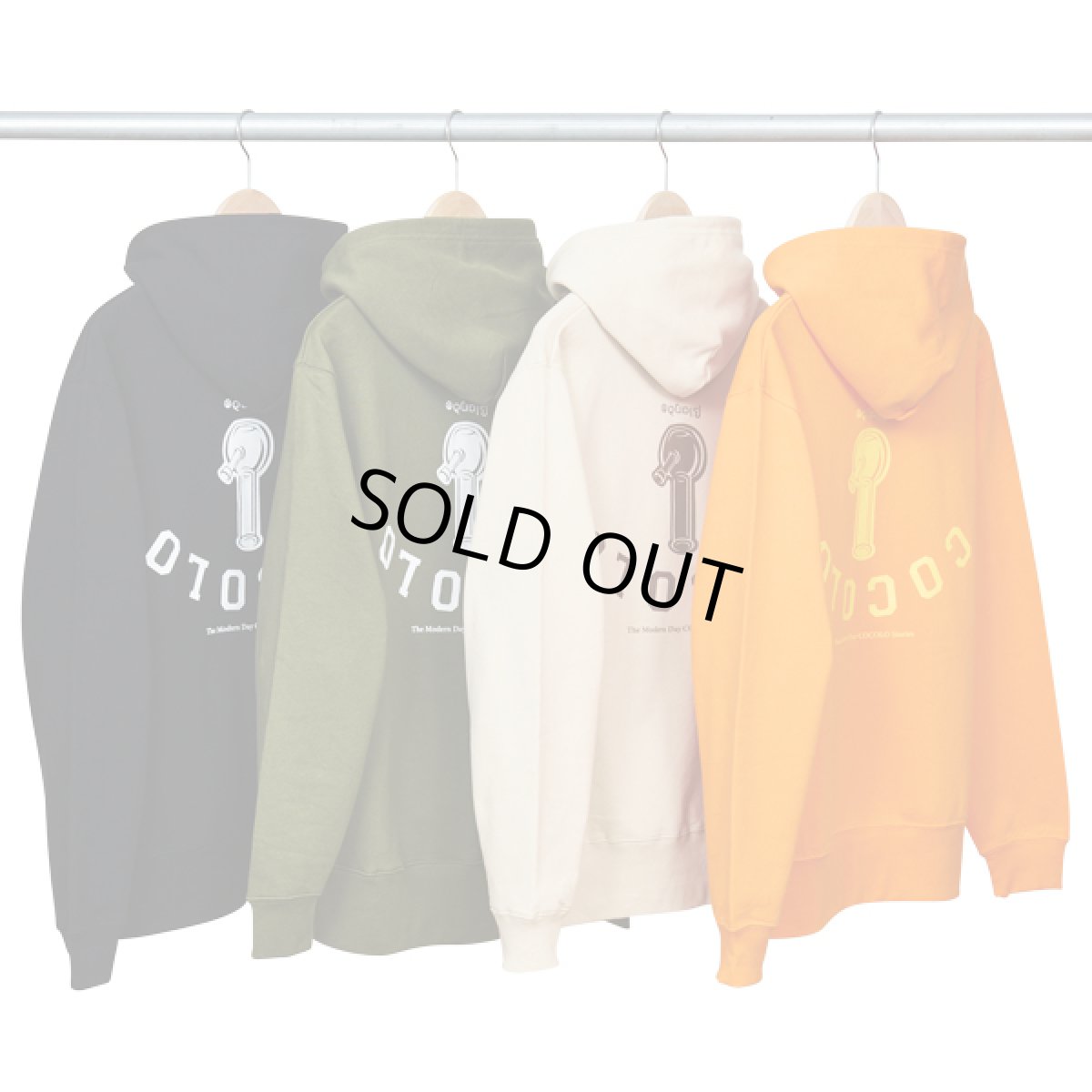 画像5: UPSIDE DOWN BONG HOODIE(BLACK) (5)