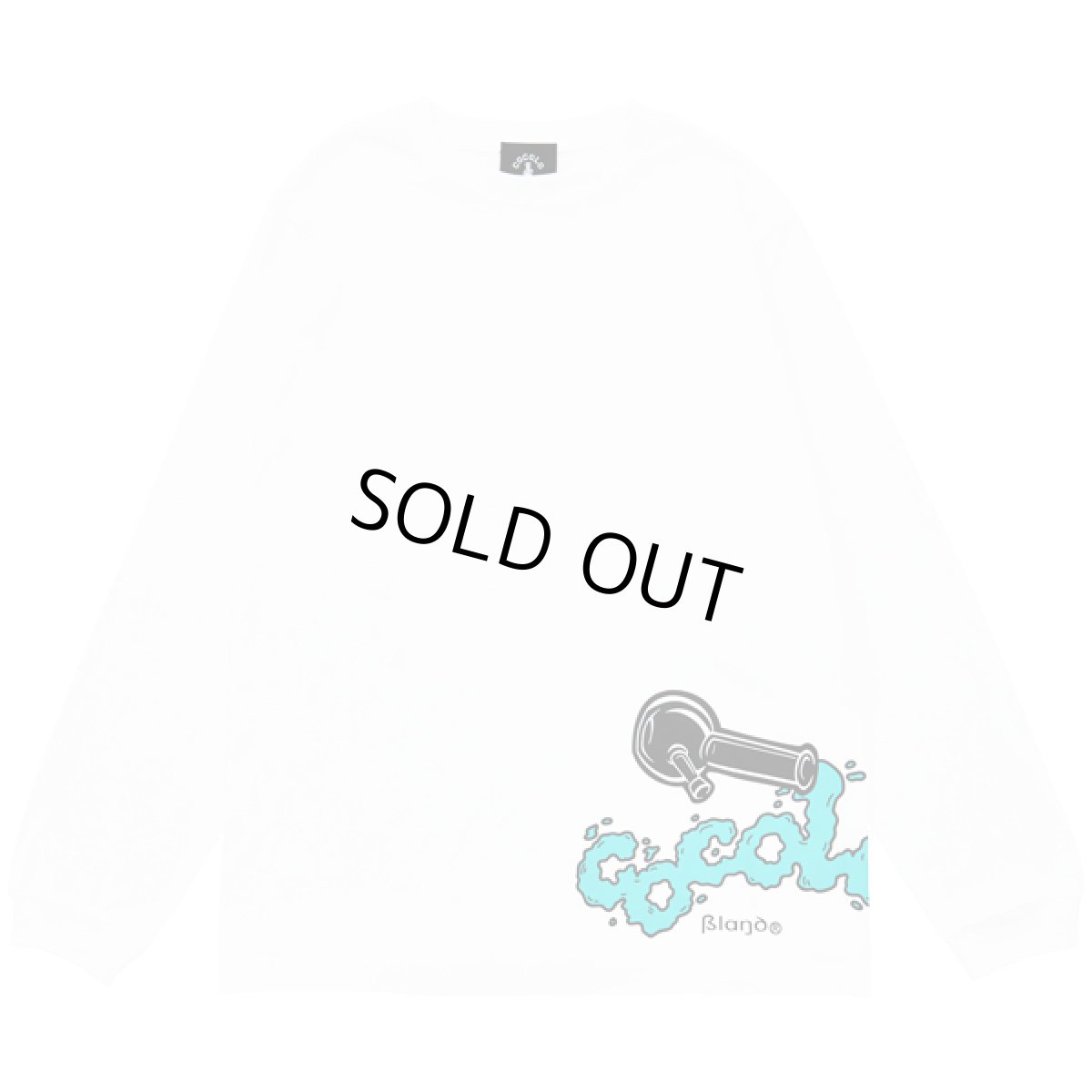 画像1: 【SALE】OVER FLOW BONG L/S(WHITE) (1)