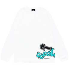 画像1: OVER FLOW BONG L/S(WHITE) (1)