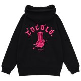 ココロブランド　ボングロゴ　パーカー BACK BONG ZIP HODDIE(BLACK） - COCOLOBLAND WEB STORE