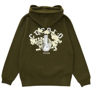 cocolobland ジップフーディ BACK BONG ZIP HODDIE(BLACK） - COCOLOBLAND WEB STORE
