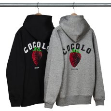 画像5: STRAWBERRY HOODIE(HEATHER GRAY) (5)
