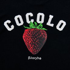 画像2: STRAWBERRY HOODIE(BLACK) (2)