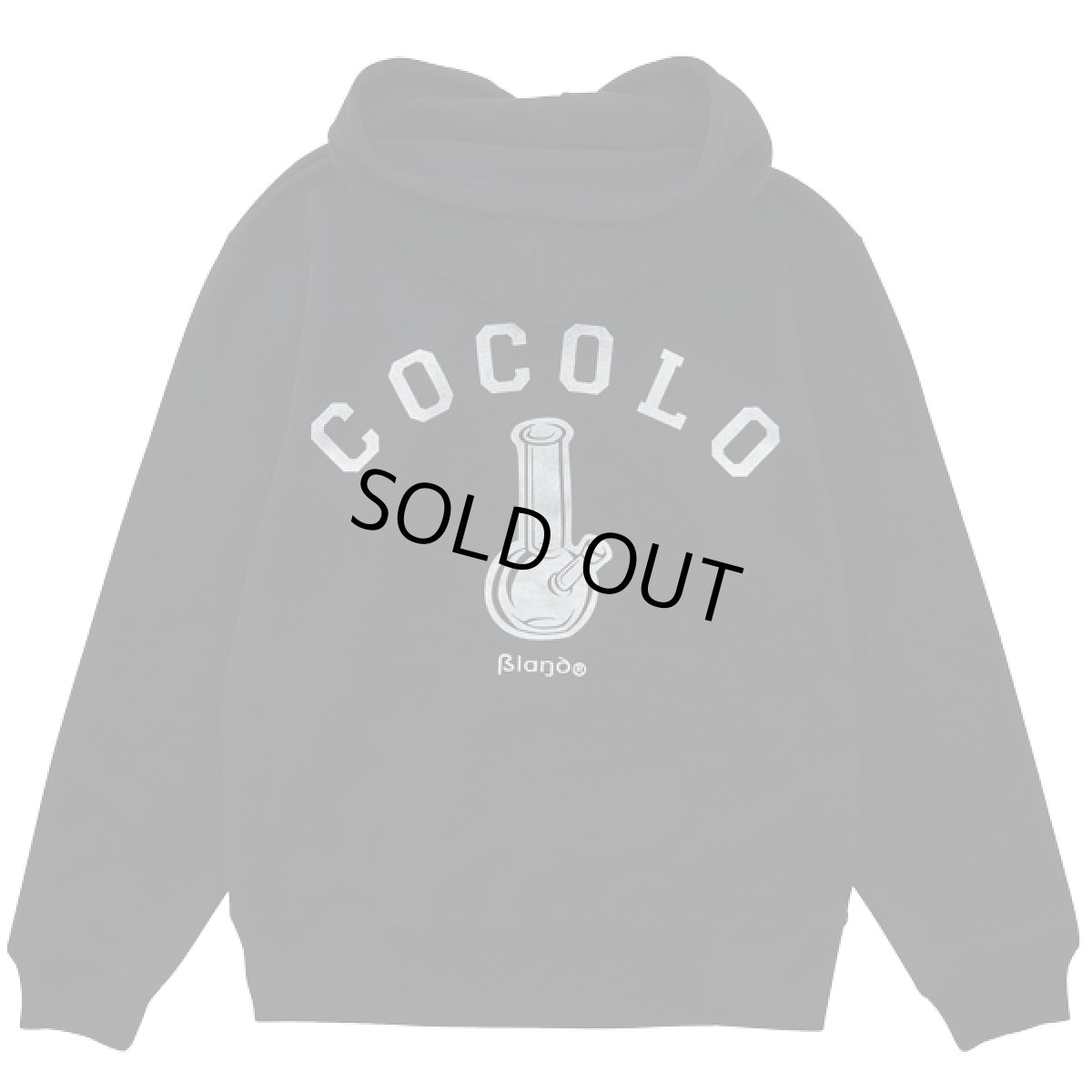 画像1: SILVER BONG HOODIE(BLACK) (1)