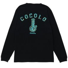 画像1: LEOPARD BONG L/S(BLACK) (1)