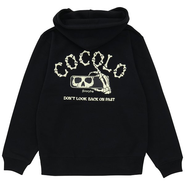 DON'T LOOK BACK HOODIE(BLACK) - COCOLOBLAND WEB STORE
