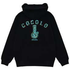 画像1: LEOPARD BONG HOODIE(BLACK) (1)