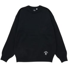 画像2: CIRCLE LOGO KNIT L/S（BLACK） (2)