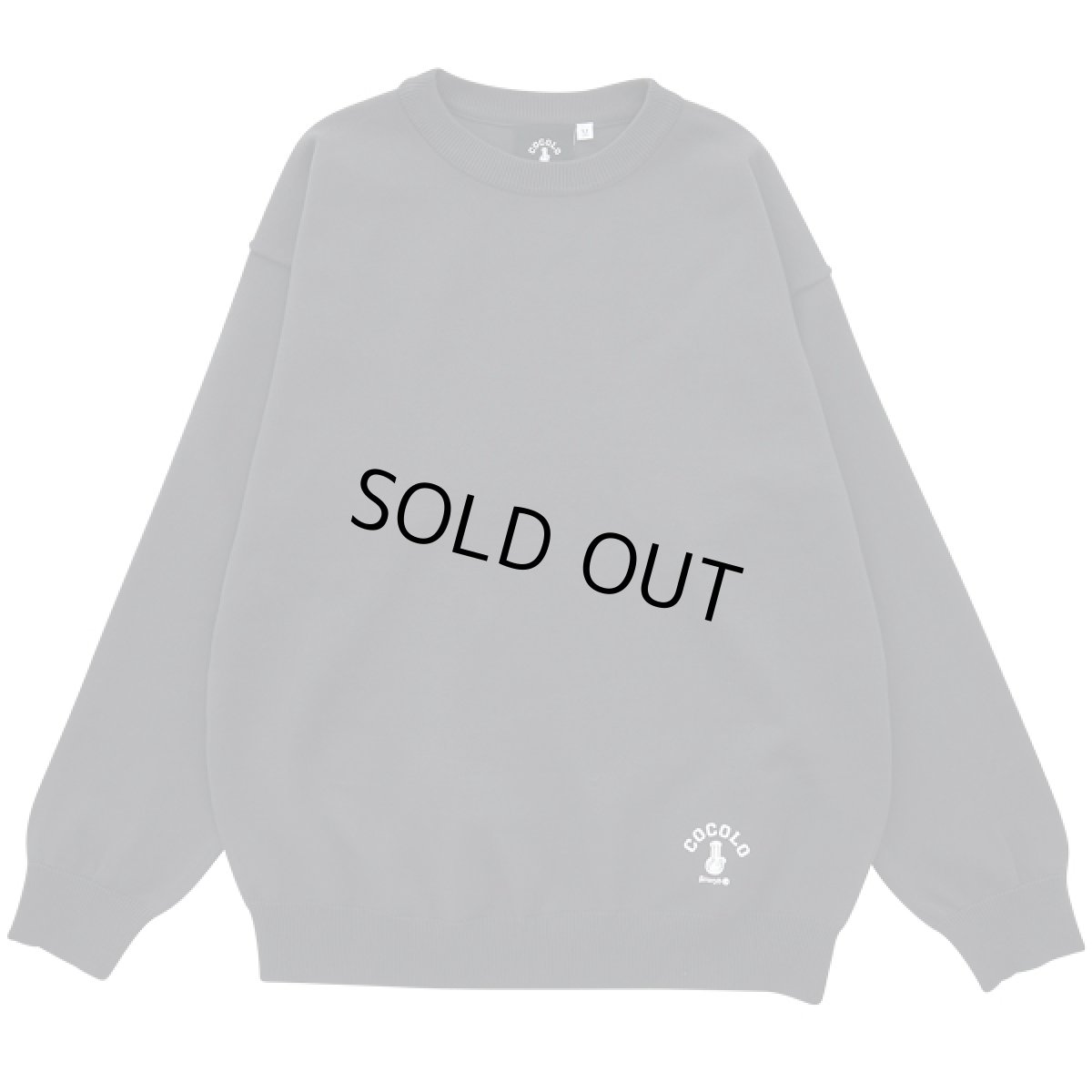 画像3: CIRCLE LOGO KNIT L/S（CHARCOAL） (3)