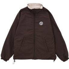 画像1: REVERSIBLE BONG FLEECE JKT(BROWN) (1)
