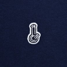 画像5: NAME LOGO BOX ZIP HOODIE(NAVY) (5)