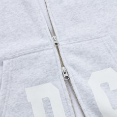 画像6: NAME LOGO BOX ZIP HOODIE(ASH) (6)