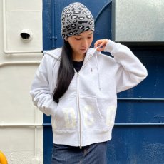 画像5: LEOPARD BEANIE(GRAY/BLACK) (5)
