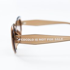 画像4: OVAL SHAPED SUNGLASSES(BROWN) (4)