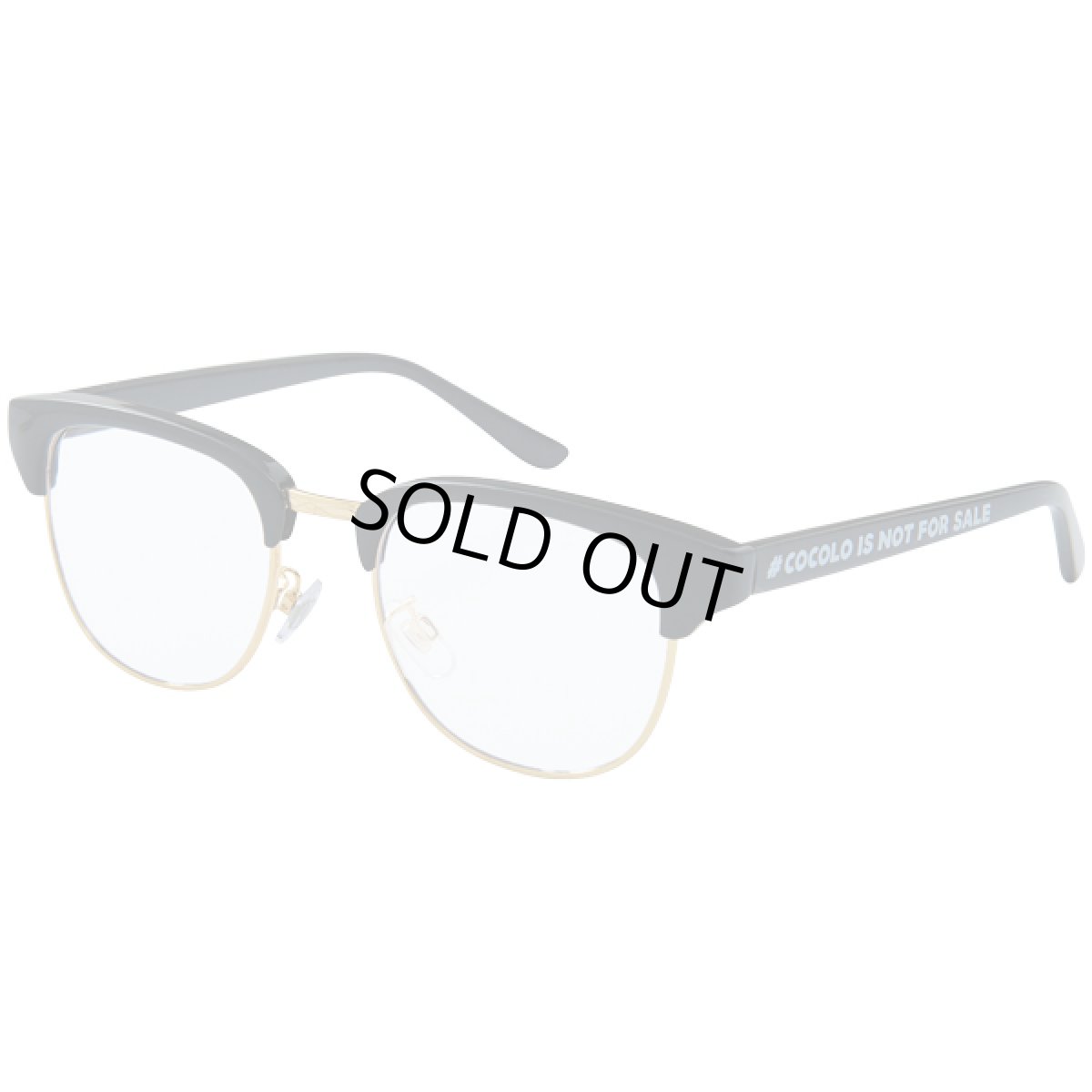 画像2: SIRMONT TOY SUNGLASSES(BLACK/CLEAR) (2)