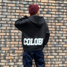 画像9: NAME LOGO BOX ZIP HOODIE（BLACK) (9)