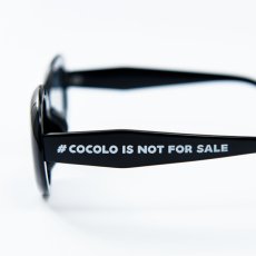 画像3: OVAL SHAPED SUNGLASSES(BLACK) (3)