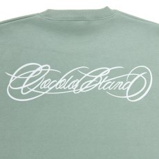 画像2: LETTERING CREWNECK SWEAT(STONE GREEN) (2)