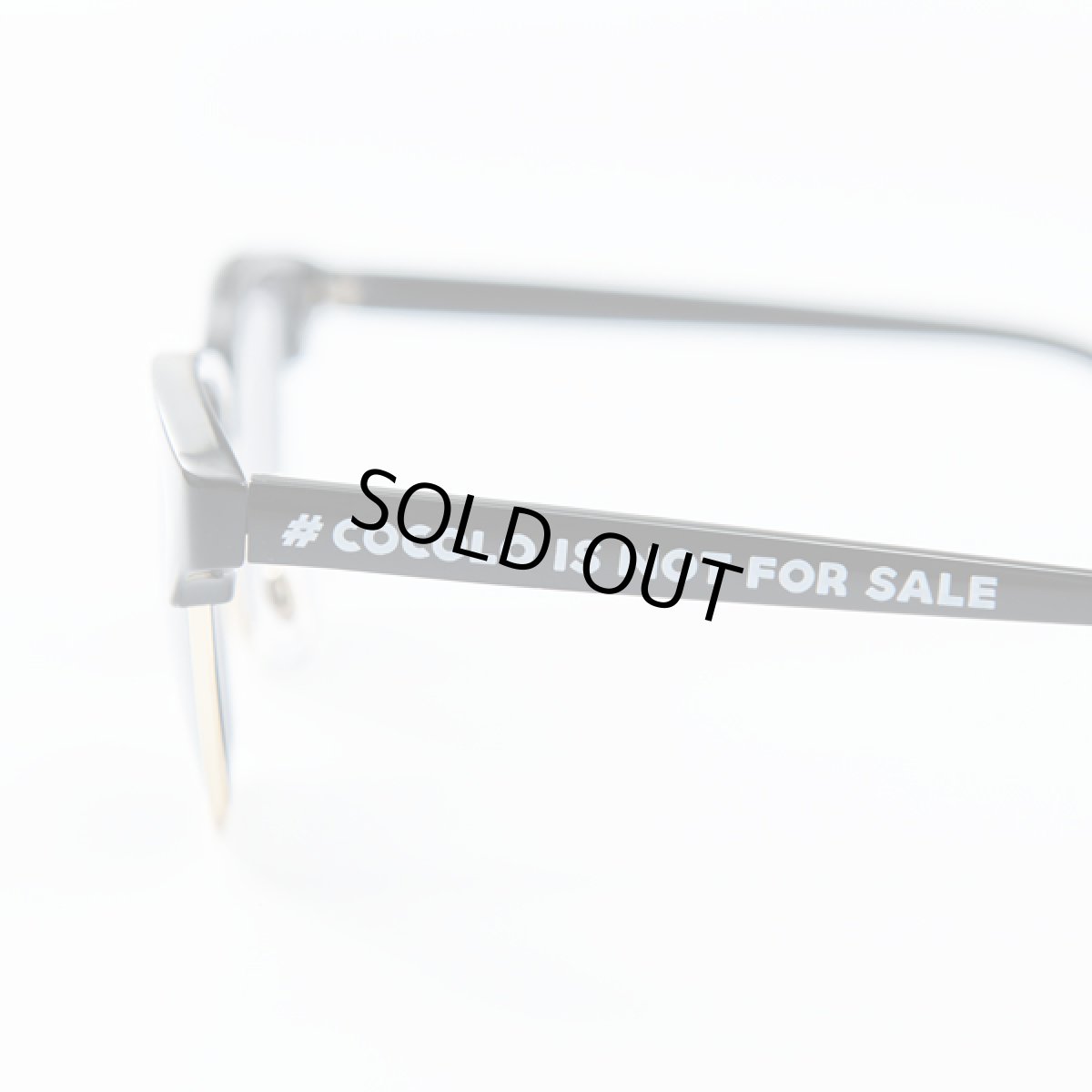 画像2: SIRMONT TOY SUNGLASSES(BLACK/Lt-GRAY) (2)