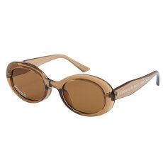 画像2: OVAL SHAPED SUNGLASSES(BROWN) (2)