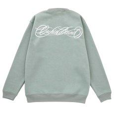 画像1: LETTERING CREWNECK SWEAT(STONE GREEN) (1)