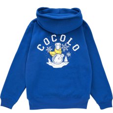 画像1: MUFFLER BONG HOODIE(BLUE) (1)