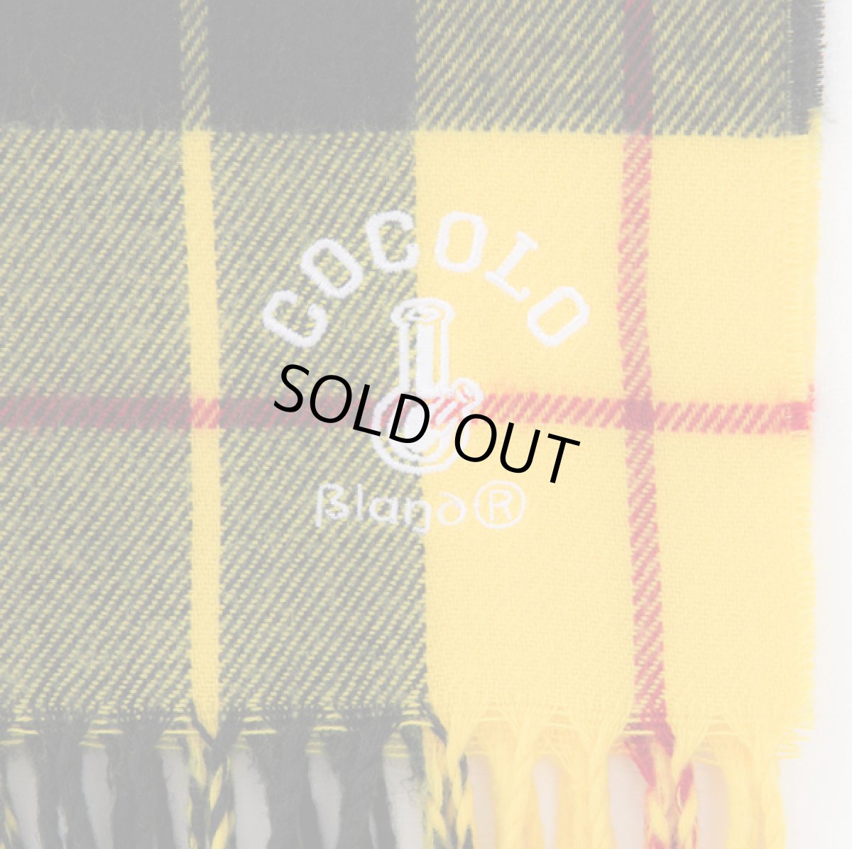 画像2: EMB BONG MUFFLER(YELLOW CHECK) (2)