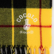 画像2: EMB BONG MUFFLER(YELLOW CHECK) (2)