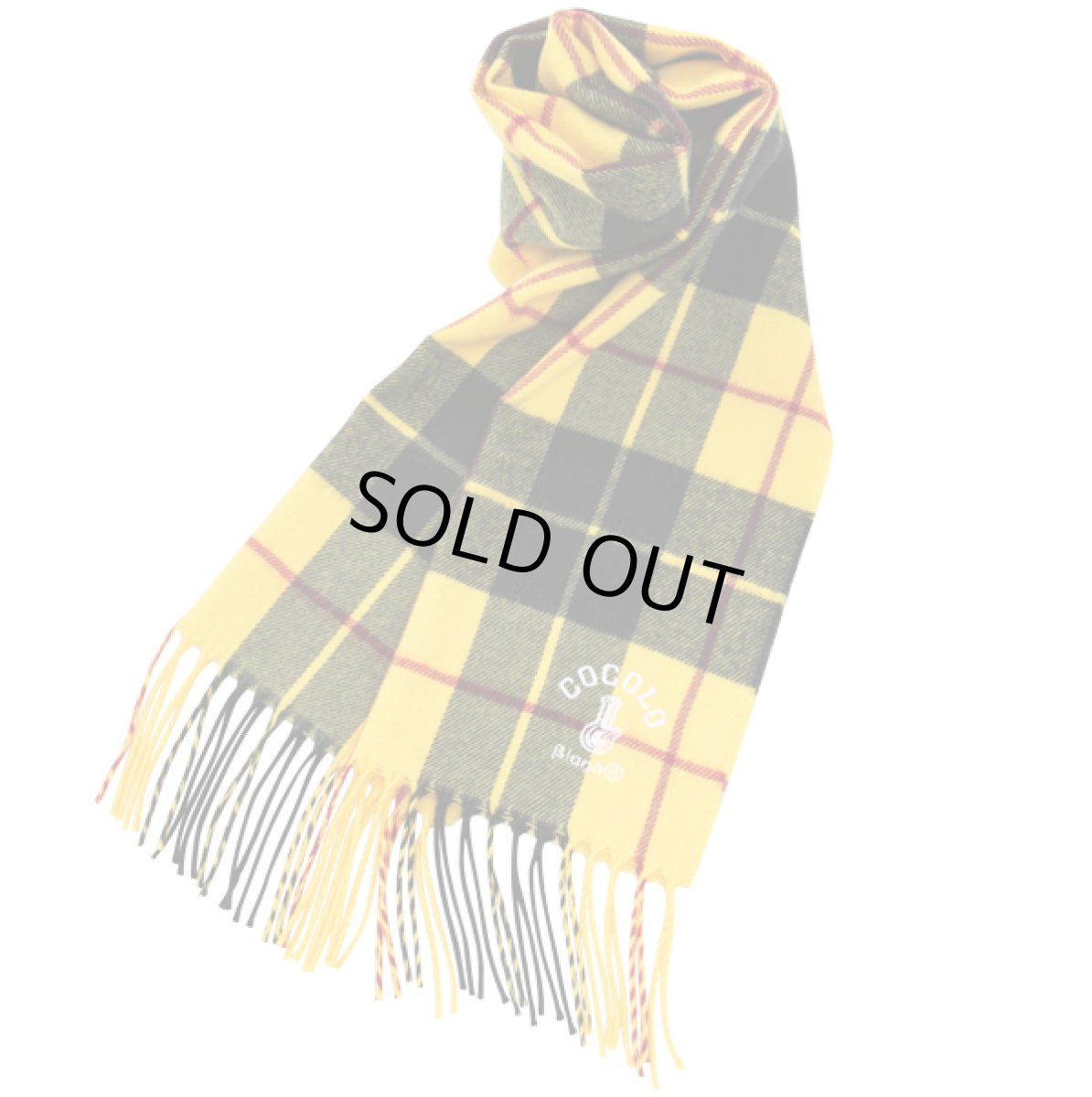 画像1: EMB BONG MUFFLER(YELLOW CHECK) (1)