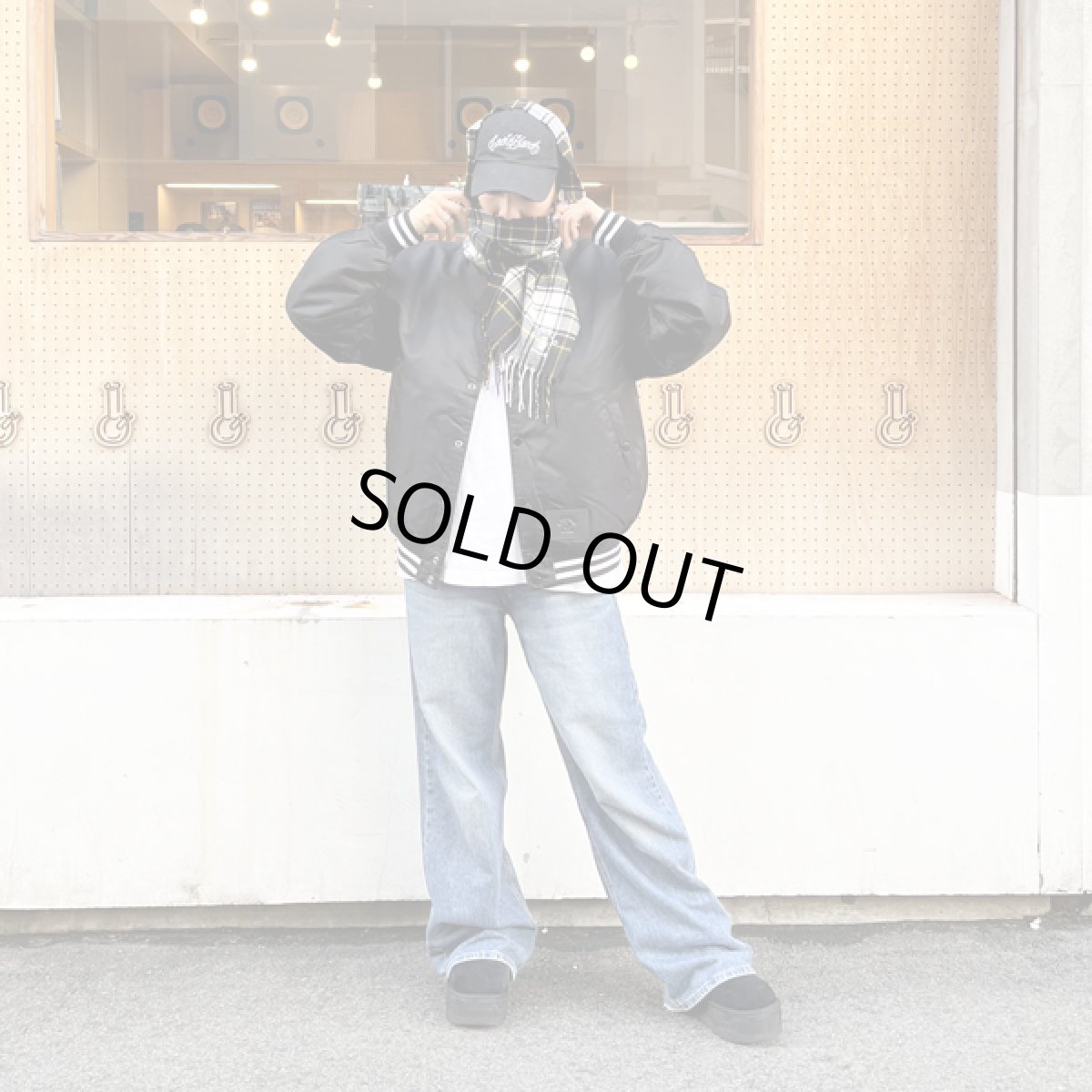 画像9: EMB BONG MUFFLER(WHITE CHECK) (9)