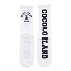 画像1: COCOLO NAME SOCKS(WHITE) (1)