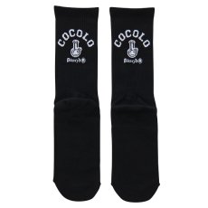 画像3: COCOLO NAME SOCKS(BLACK) (3)