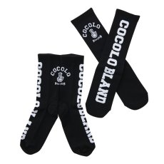 画像7: COCOLO NAME SOCKS(BLACK) (7)
