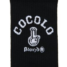 画像4: COCOLO NAME SOCKS(BLACK) (4)
