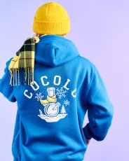画像1: MUFFLER BONG HOODIE(BLUE) (1)