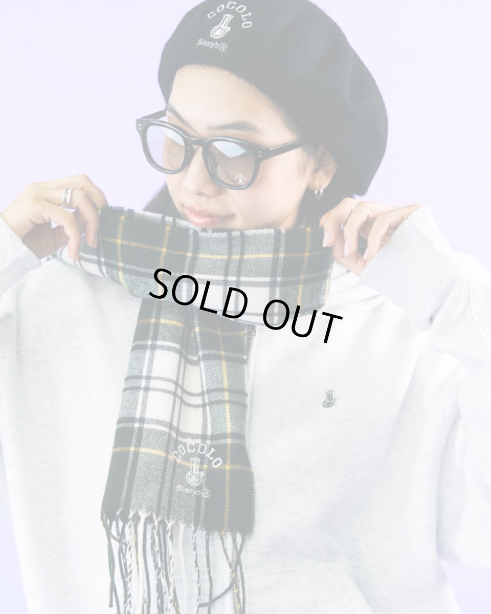 画像1: EMB BONG MUFFLER(WHITE CHECK) (1)