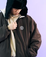 画像1: REVERSIBLE BONG FLEECE JKT(BROWN) (1)