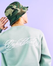 画像1: LETTERING CREWNECK SWEAT(STONE GREEN) (1)