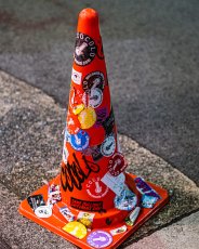 画像3: TRAFFIC CONE HOODIE(BLACK) (3)