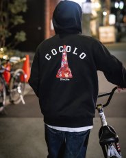 画像1: TRAFFIC CONE HOODIE(BLACK) (1)