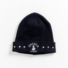 画像1: STUDS BONG BEANIE(BLACK) (1)