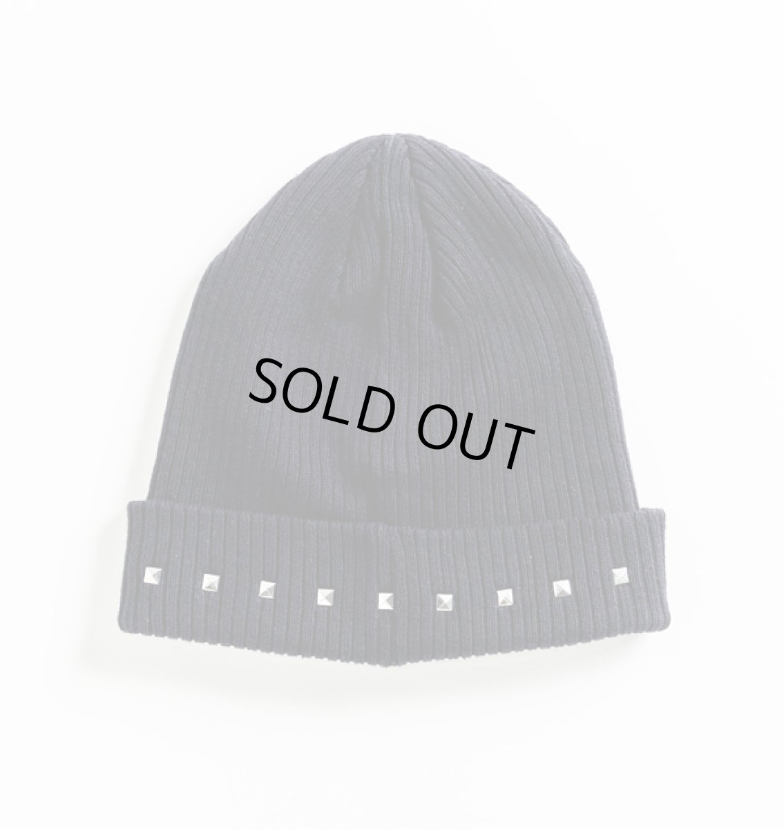 画像2: STUDS BONG BEANIE(BLACK) (2)